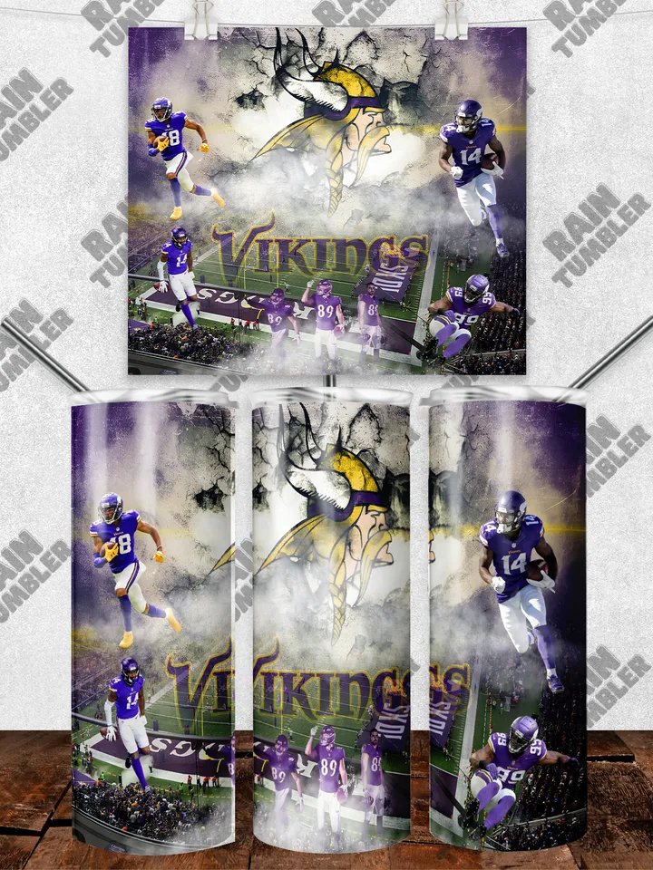 American Football 20 oz Skinny Tumbler Sublimation Design, Instant Digital Download PNG