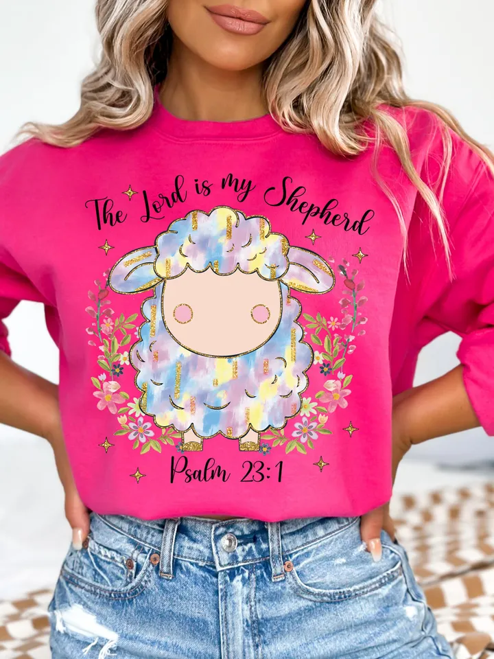 Christian Easter Png, The Lord is my Shepherd Png, He is Risen PNG, Lords Prayer Png, Easter Jesus png, Bible Verse Png, Easter Brushstroke