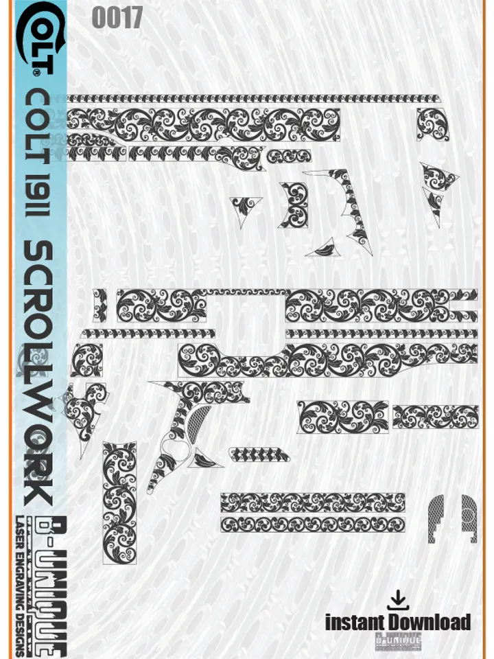 Colt 1911 Scrollwork