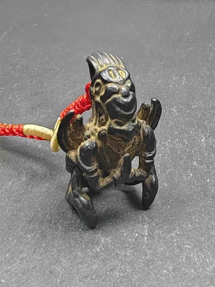 Gandhanra Antique Garuda Amulet, Tibetan Buddhist Pendant,Garula,Suparna,Golden-winged Bird,Made of Thokcha