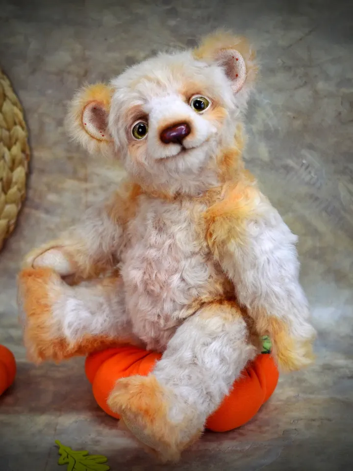 Toy Pattern Teddy Bear, Pattern for Sewing Soft Toys -Teddy Bear, Realistic Irises Download, Eyes Collage, Bear Toys PDF Pattern