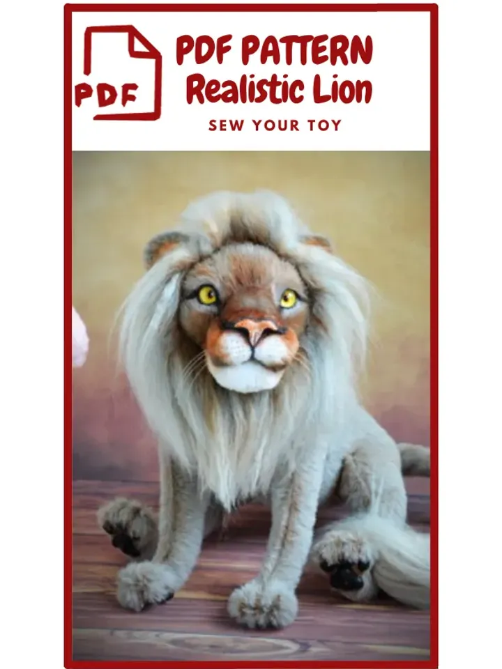 PATTERN Lion - Realistic Wild cat