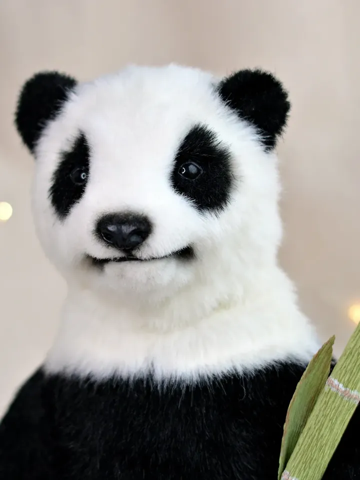 SEWING PATTERN Panda - Figure stuffed animal, Pattern PDF-Teddy bear, Teddy bear , Animal Pattern, Panda Bear
