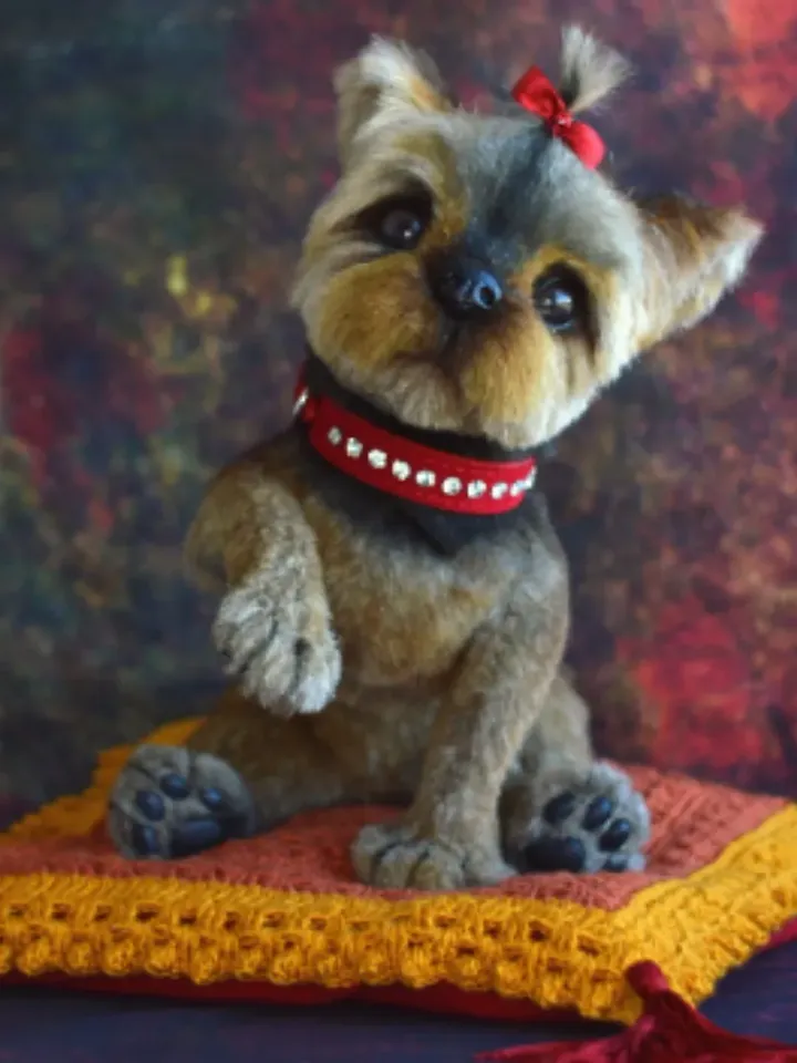 YORKSHIRE TERRIER Pattern - Yorkshire terrier - Collectible toy - Posing toy - Toy Yorkshire terrier - Stuffed Animal Figurine-PDF Pattern