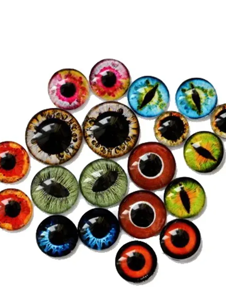 Eyes for Printing Realistic Irises, Cat Eyes, Cat Irises, Realistic Eyes, Doll Eyes, Teddy Bear, Bottle Caps,