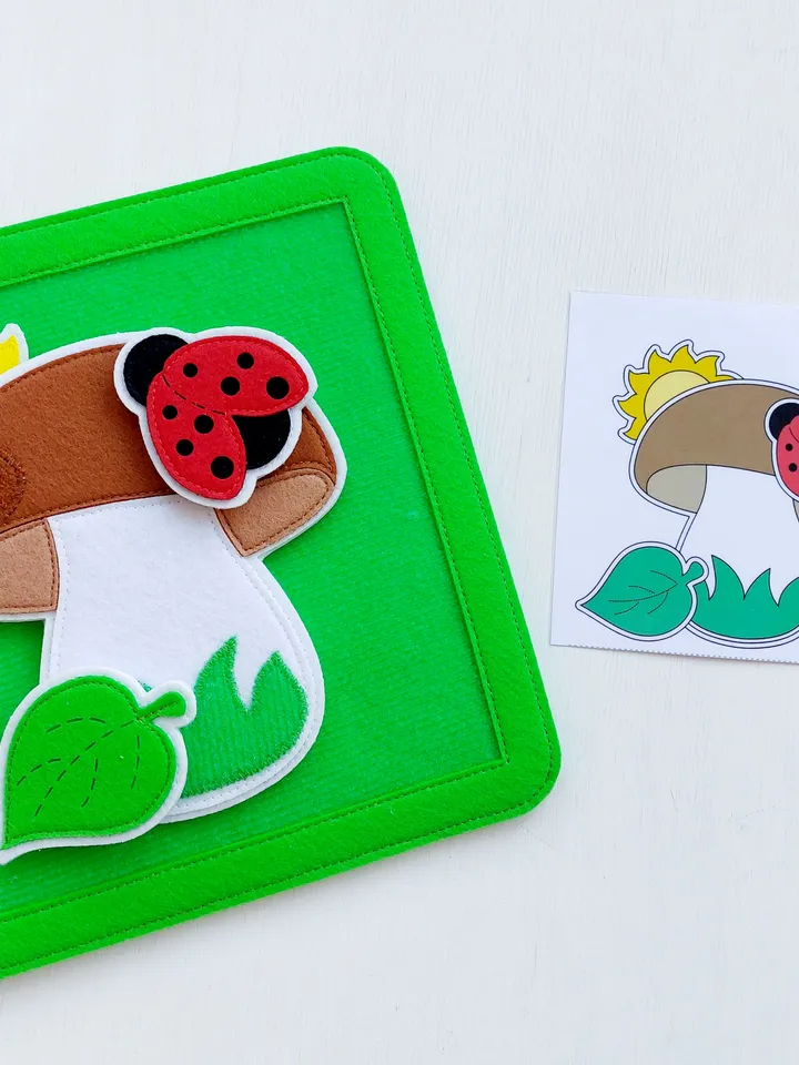 Montessori Material Felt Toys Children Logical Thinking
