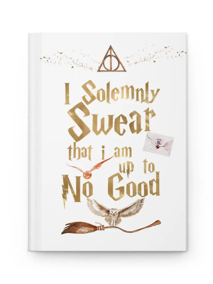 Wizarding World Hardcover Journal, Magic Notebook, Spell Book, Fantasy Diary, Gift, Magic gift Matte Journal
