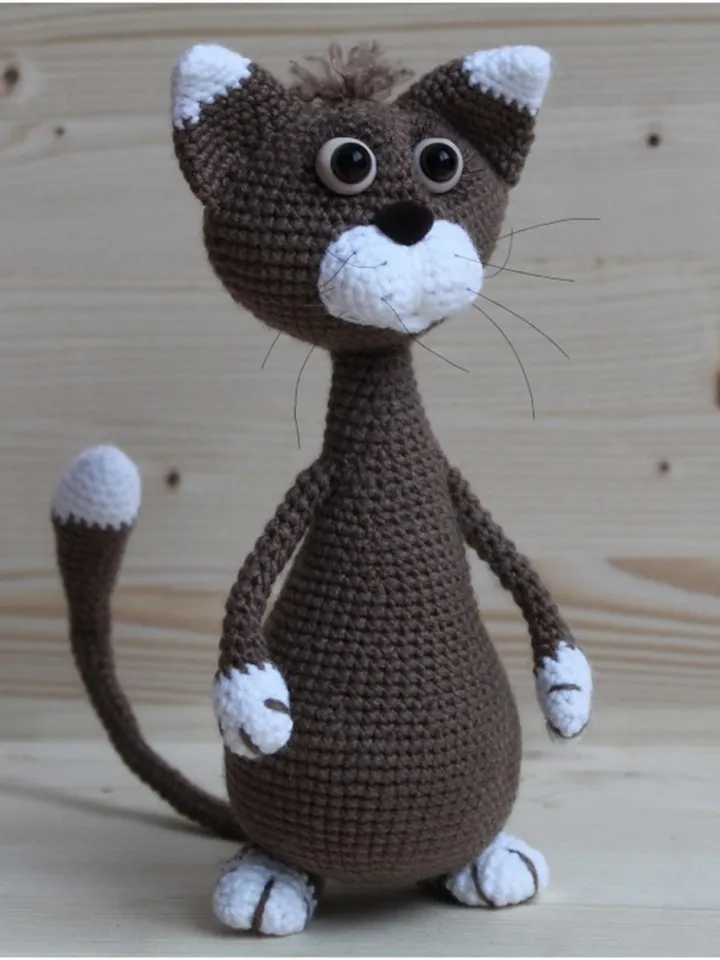 Crochet pattern 2 in 1: Cat and Rat - digital patterns PDF format