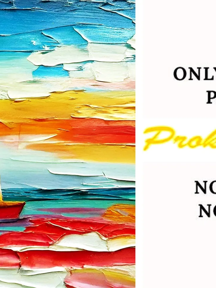 Laguna Beach Painting Impasto Seascape Original Art Sailboats California Small Painting Impressionist Artwork Gifts by ArtProkopaloSv