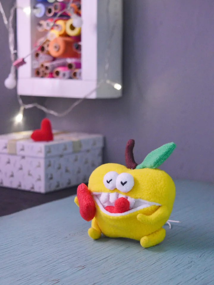 PDF Plush Toy Pattern Set – Moveable Limbs & Secret Pocket Fruits