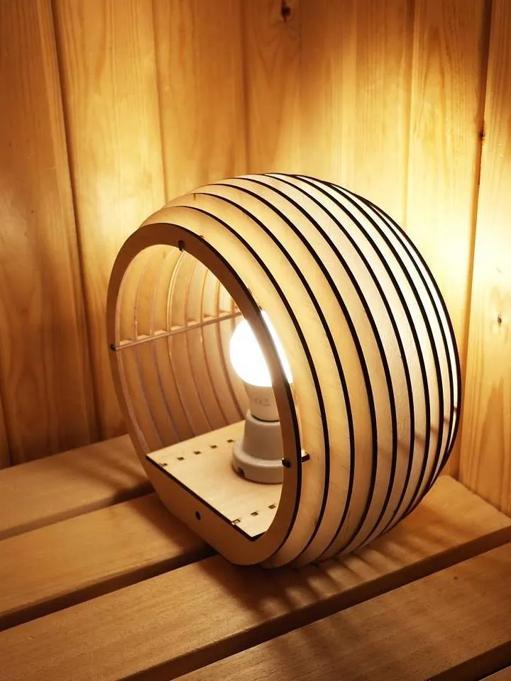 Digital Template Cnc Router Files Cnc Lamp Files for Wood Laser Cut Pattern