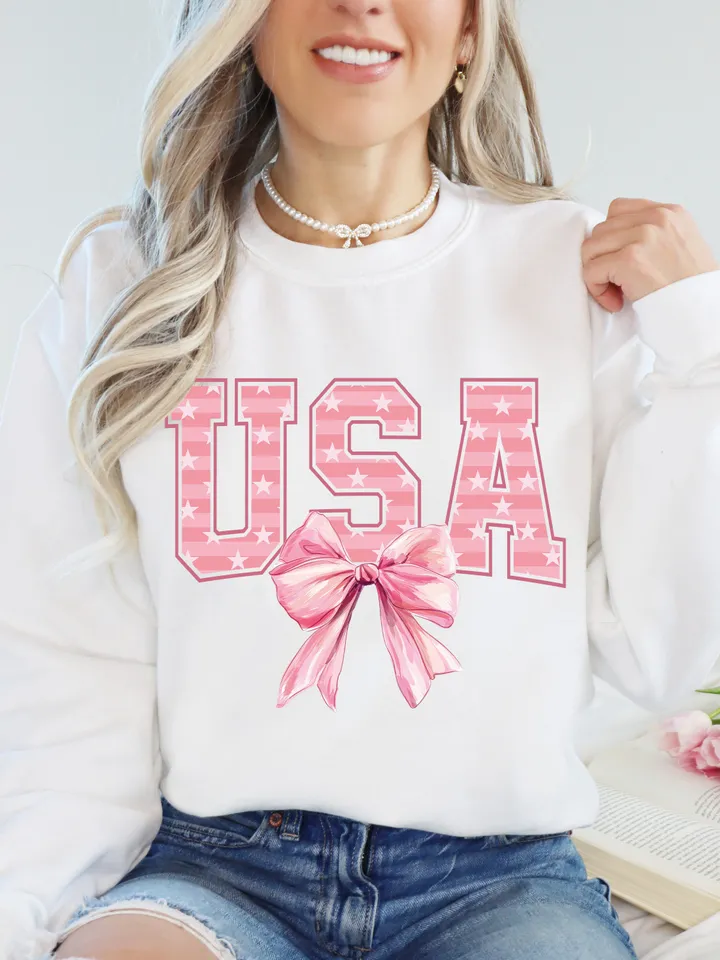USA png, Coquette American Girly png, Coquette Bow png, 4th of July sublimation, America Png, Freedom, American Flag sublimation, American