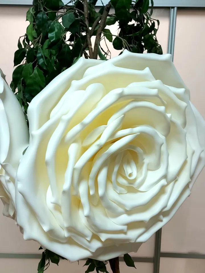 Giant hanging flowers 21inch large wedding roses on the arch, background, photo zones 10pcs