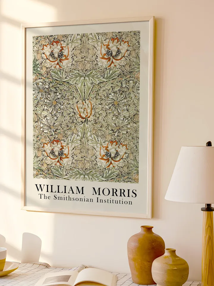 William Morris Wall Art, Vintage Botanical Print, Floral Poster Arts Decor, Digital Download, William Morris Print Digital Download 009