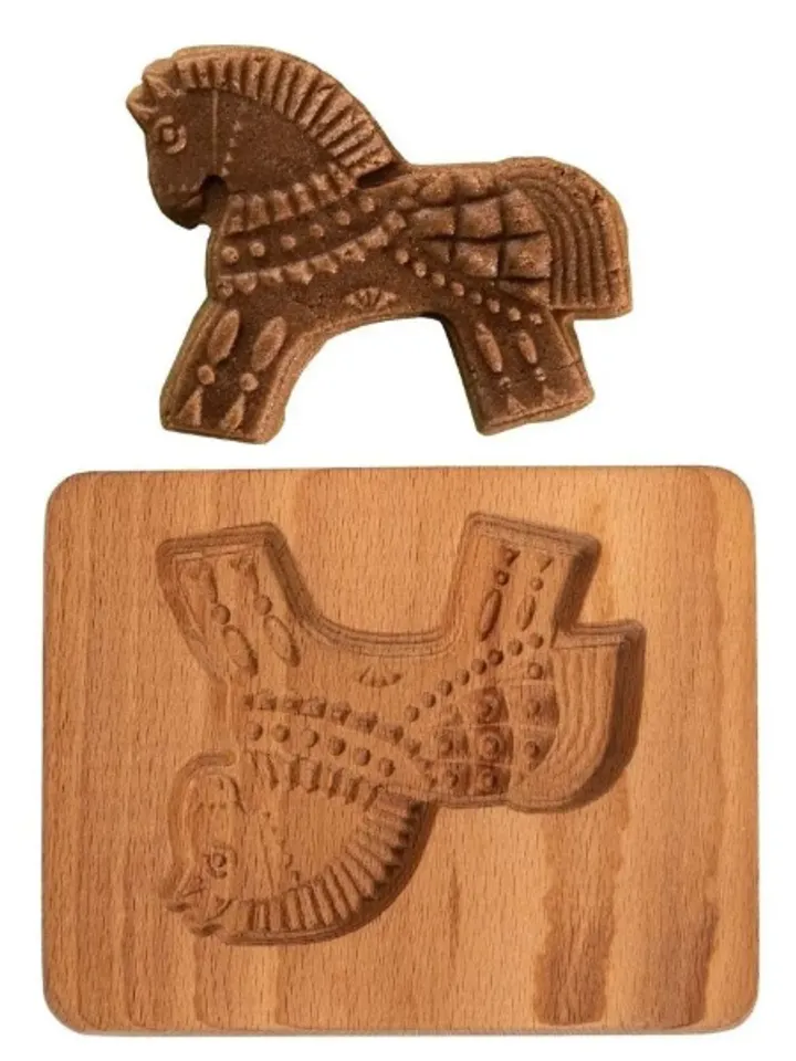 horse Embossed cookie mold, cookie cutter, wooden mold, Wooden stamp stamp for gingerbread cookies springerle stamp