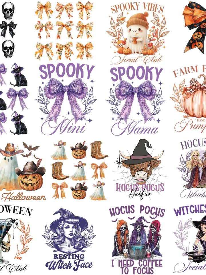 130+ Retro Halloween Bundle PNG, Halloween Bundle, Halloween Png, Spooky Season Png, Fall Png, Retro Halloween Png, Halloween Png Designs