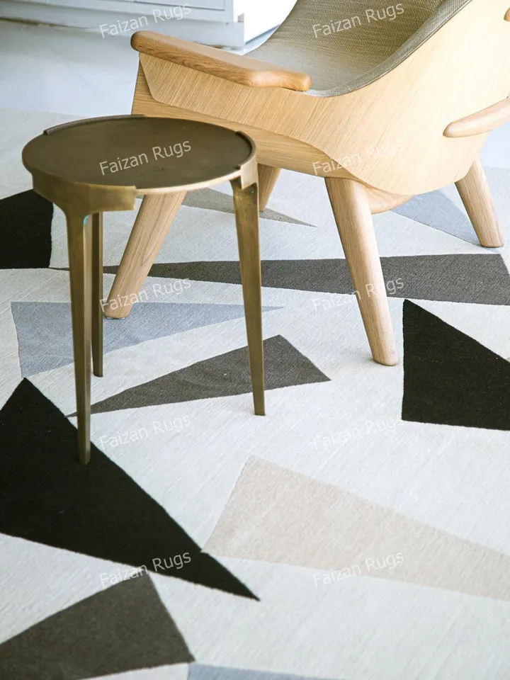 Multi Triangle Hand knotted modern rugs 100% wool for living room, bed room, kids room in any size 9x12,8x10,6x9,5x8,3x5 Hurry up guys!!
