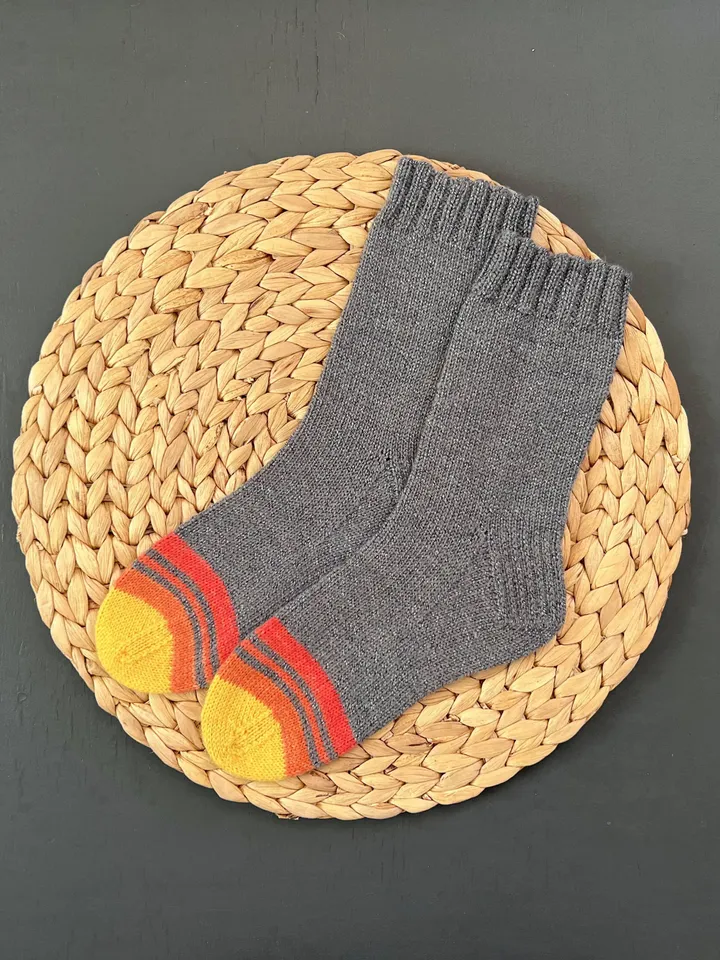 Handmade womens socks | Warm knitted accessory