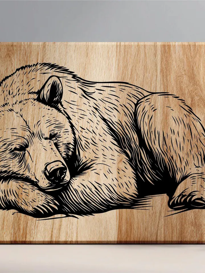 Vector 20 Bear Design Bundle forest Bear PNG for Sublimation Bear SVG file for cricut, Wild Bear Laser Cut file for engraving, Prints