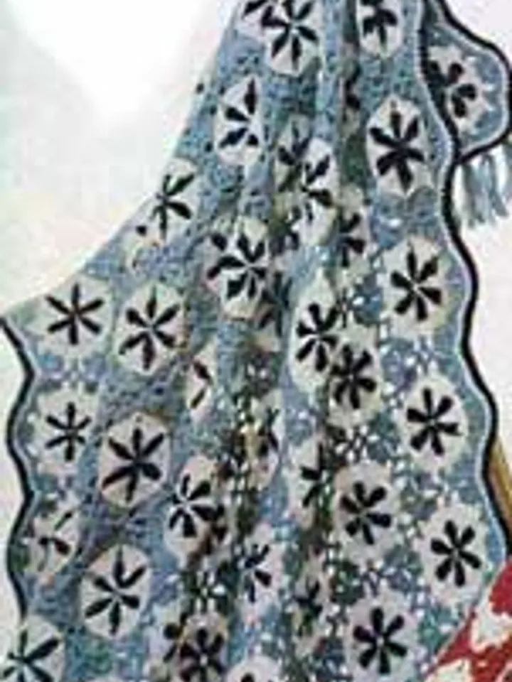 Crochet Pattern Vintage Afghan Colony Digital Download PDF
