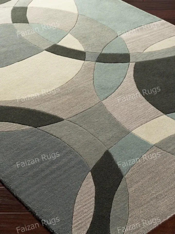 Antique Beige & Gray Hand tufted Rug 100% wool for living room, bed room, kids room in any size 9x12,8x10,6x9,5x8 fast up guys!!!!