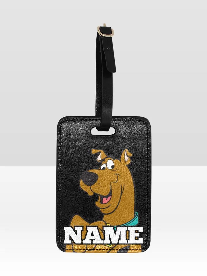 Scooby Doo Luggage Tag Custom NAME