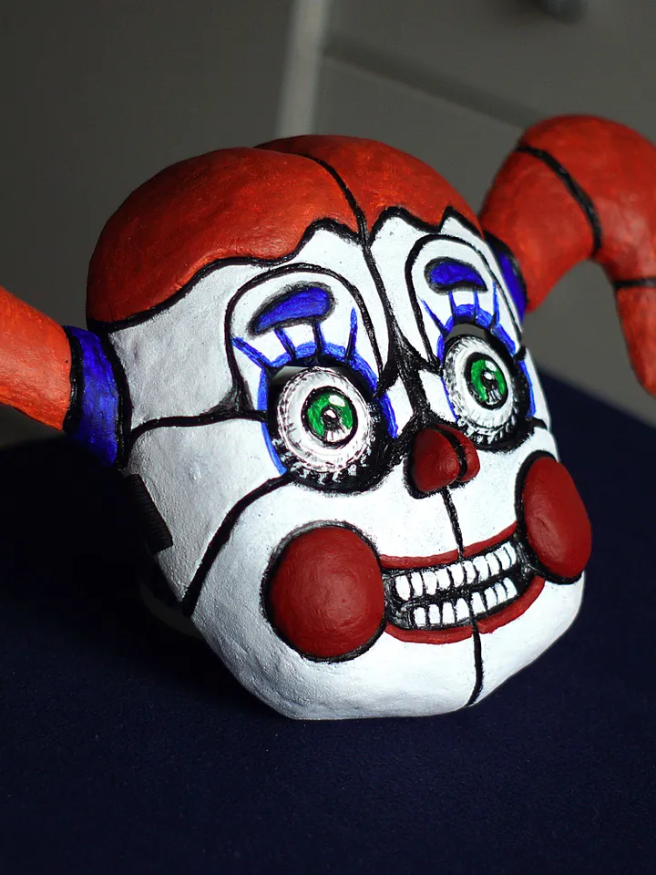 FNAF Circus Baby mask Five Nights at Freddy's Halloween Horror Game