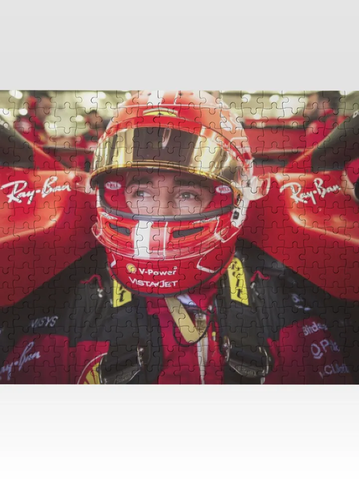 Charles Leclerc Formula 1 F1 Jigsaw Puzzle Wooden