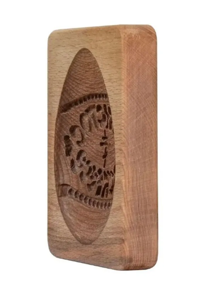Egg Embossed cookie mold, cookie cutter, wooden mold, Wooden stamp stamp for gingerbread cookies springerle stamp