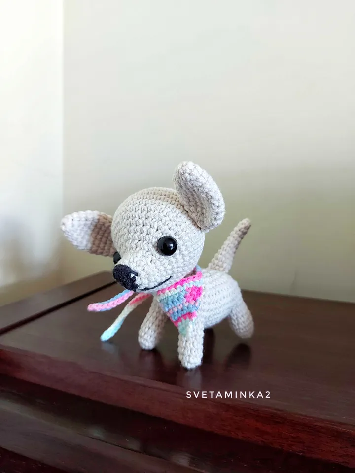 Crochet Puppy Pattern Amigurumi Dog. Digital Download. PDF.