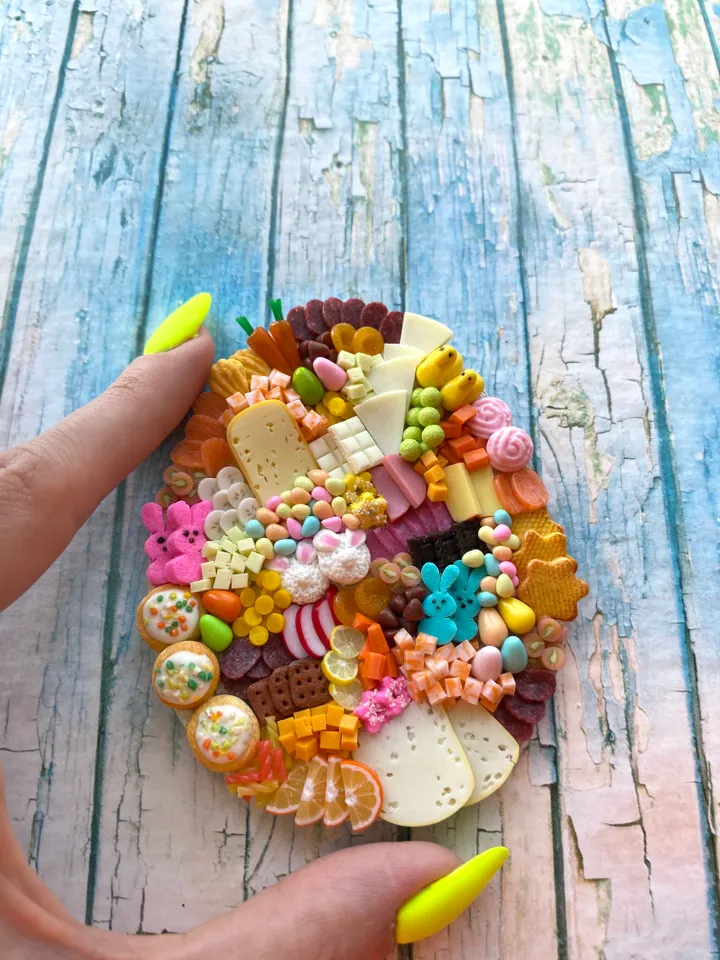 Magnet Miniature Easter Polymer Clay with Polymer Clay