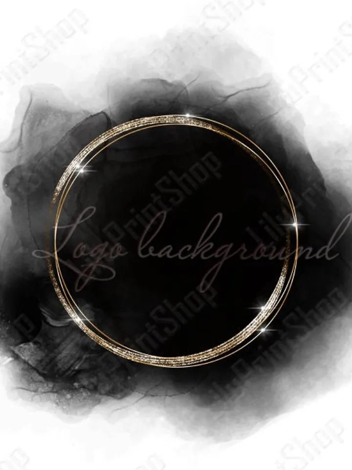 Black Logo Background Png Watercolor splash logo Black gold logo design watercolor Black logo png Gold frame logo Black watercolor logo png