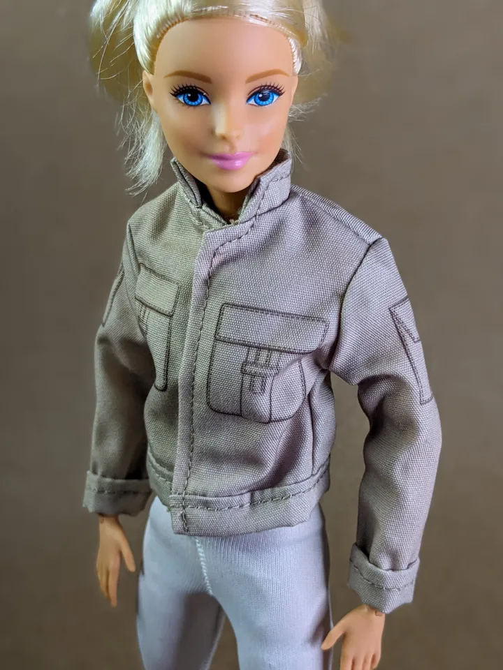 Light jacket for 1/6 scale fashion female dolls