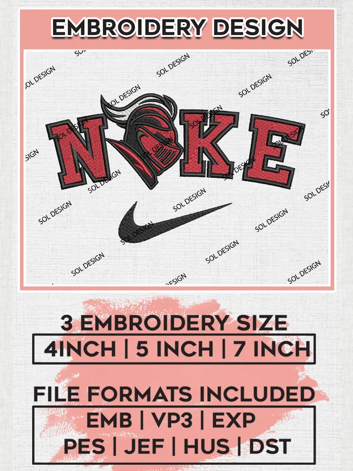 Nike Rutgers Scarlet Knights Machine Embroidery Design, NCAA Rutgers Scarlet Knights Embroidery Design Design files, NCAA Embroidery Designs, NCAA Machine Embroidery Designs, Digital Download
