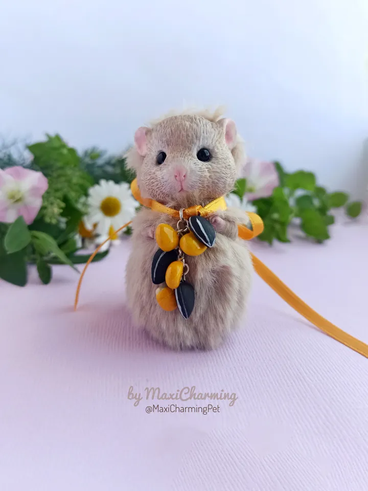 a Hamster art doll
