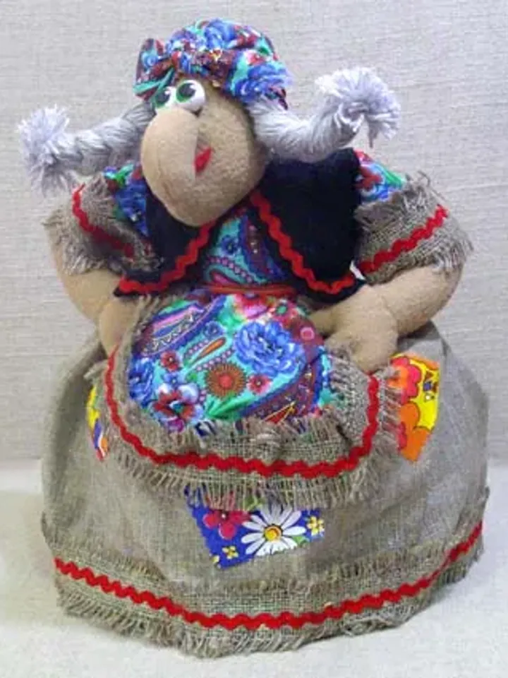 Tea cosy. Teapot cozy. Kitchen desk decor. Witch tea warmer.