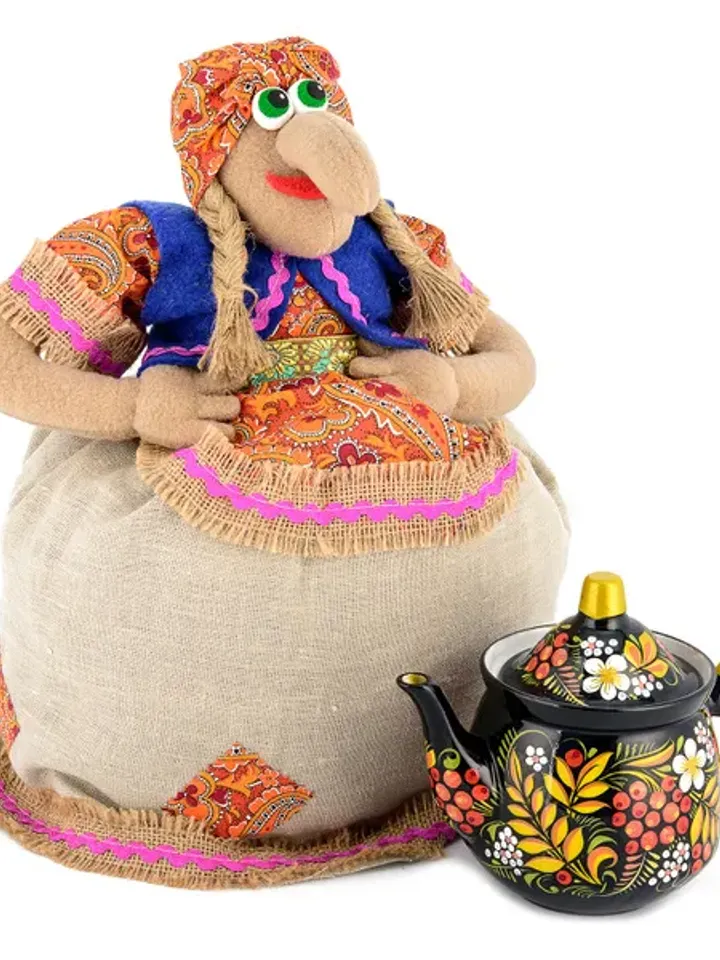 Tea cosy. Teapot cozy. Kitchen desk decor. Witch tea warmer.