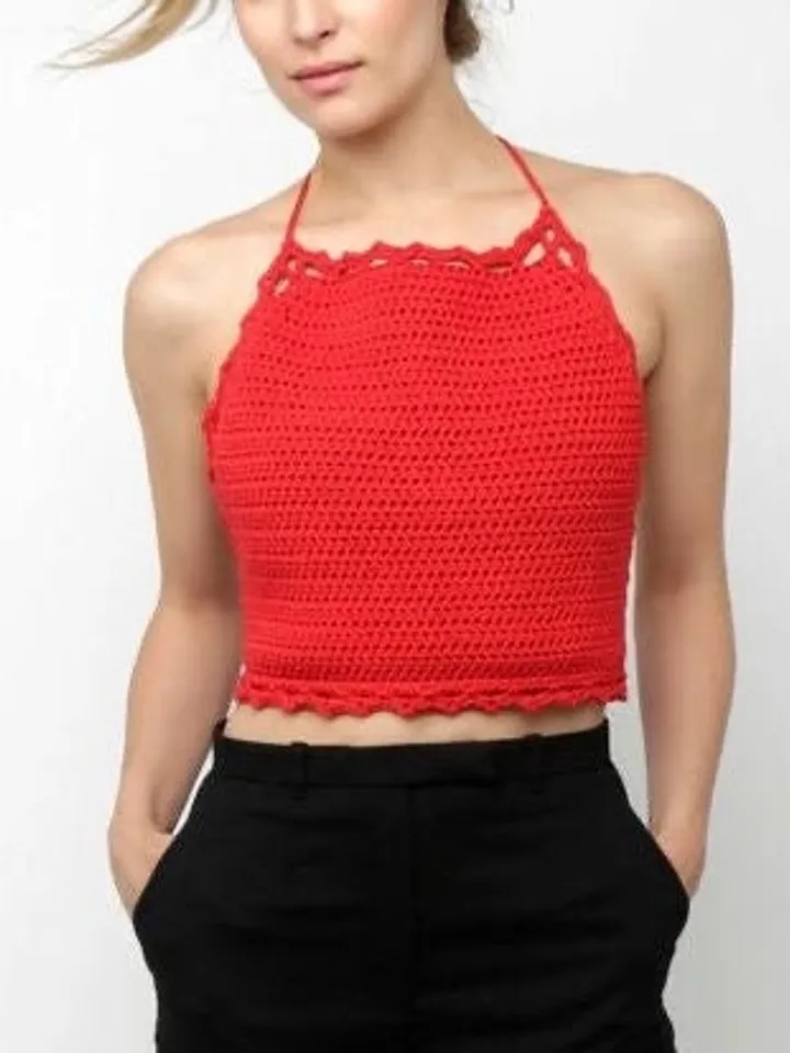 Top pattern, crop top, crochet top, beginner top, beginner pattern PDF