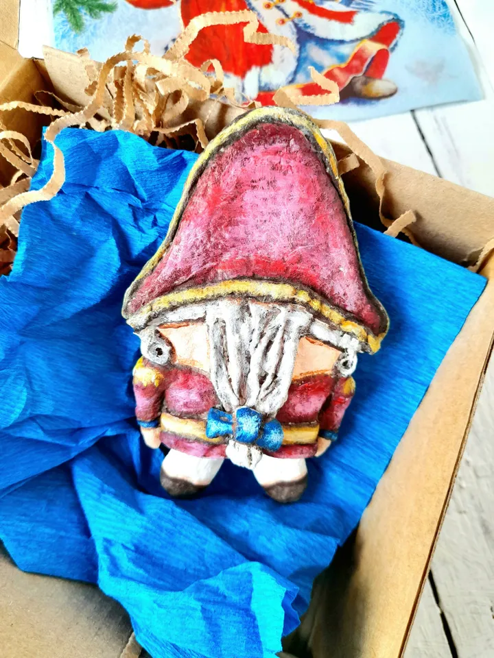 Handmade Vintage Nutcracker, Christmas Gift, Russian Ballet Ornament, Home Decoration