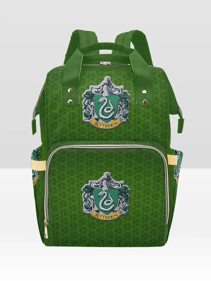 Slytherin Diaper Bag Backpack
