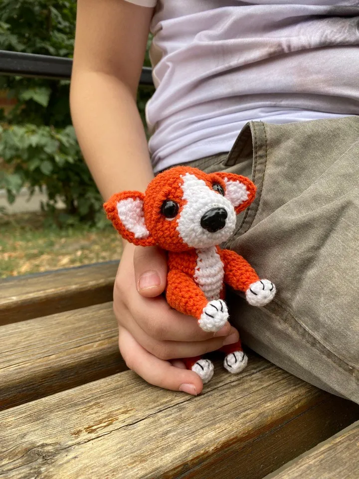 PDF Welsh Corgi Crochet pattern, Crochet Animal Pattern, Crochet Puppy, Amigurumi baby toy, Crochet Cute Dog Amigurumi, Crochet Cute Funny