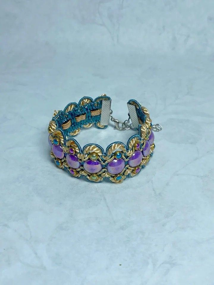 Summer bright handmade bracelet. Handmade jewelry