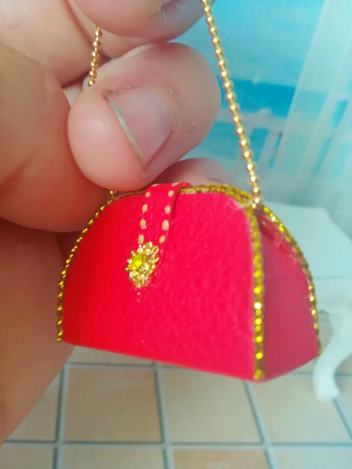Doll bag. Handmade.1:12 scale.