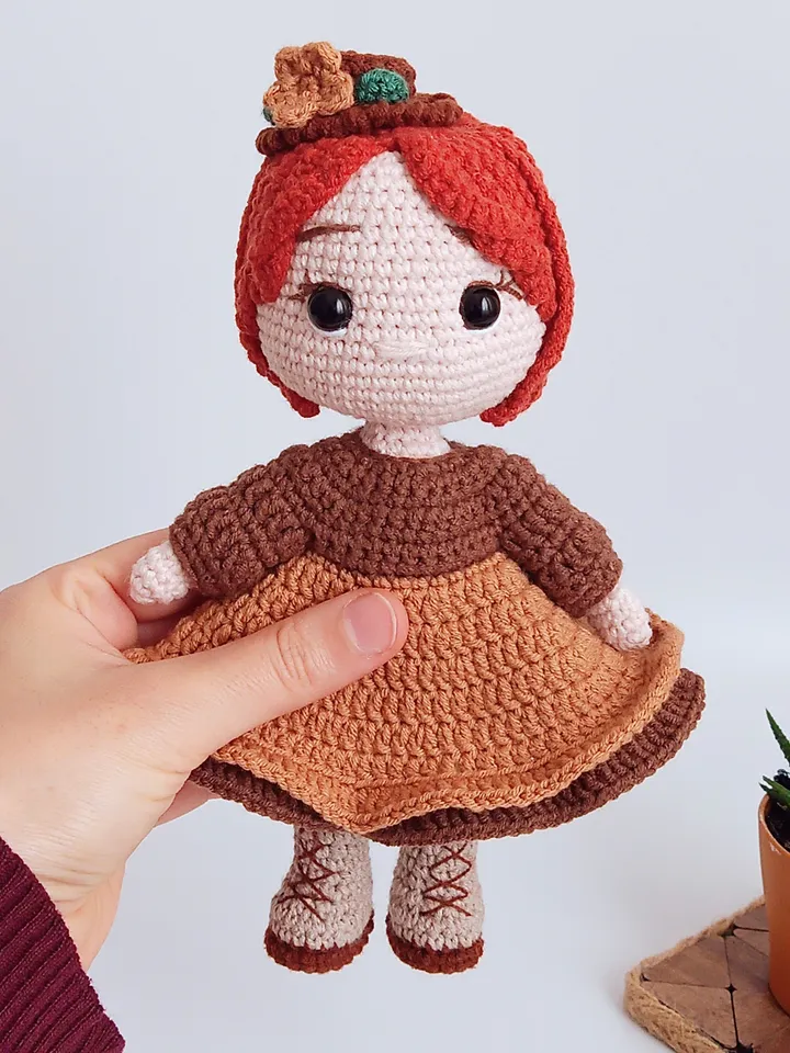 Handmade Crochet Doll, Customizable Amigurumi Stuffed Toy, Personalized Plush Doll, Unique Gift for Kids