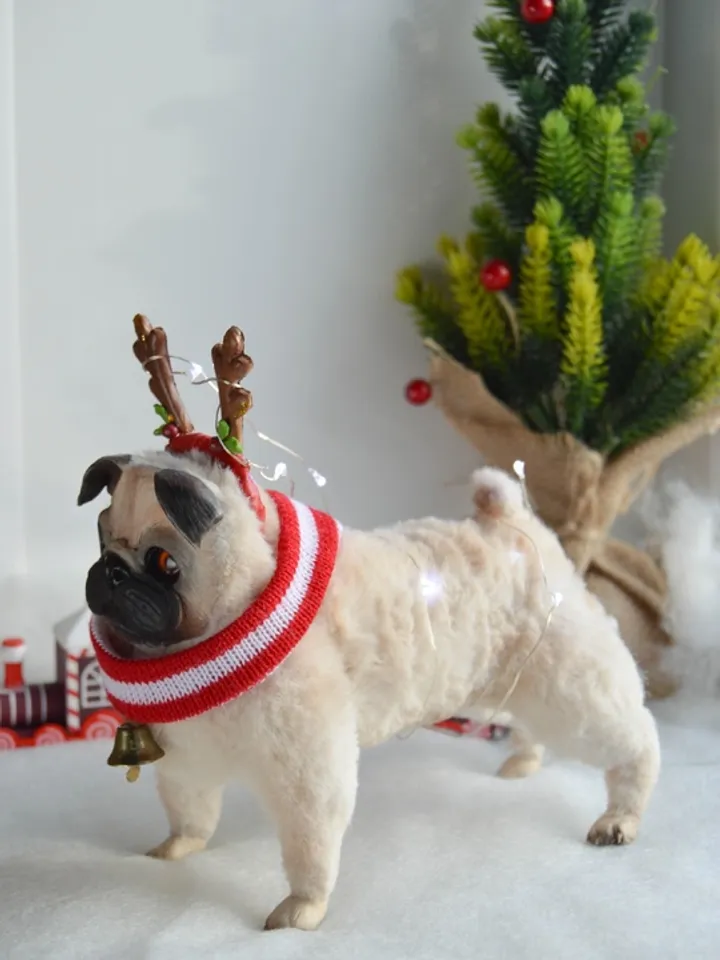 Pug dog realistic toy