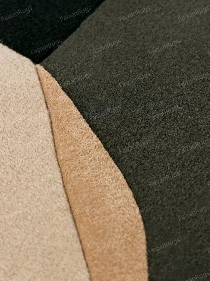 Irregular Multi Color Hand Tufted Rug 100% Wool For Living Room, Bed Room, Kids Room In Any Size 10x14,10x12,9x12,8x10