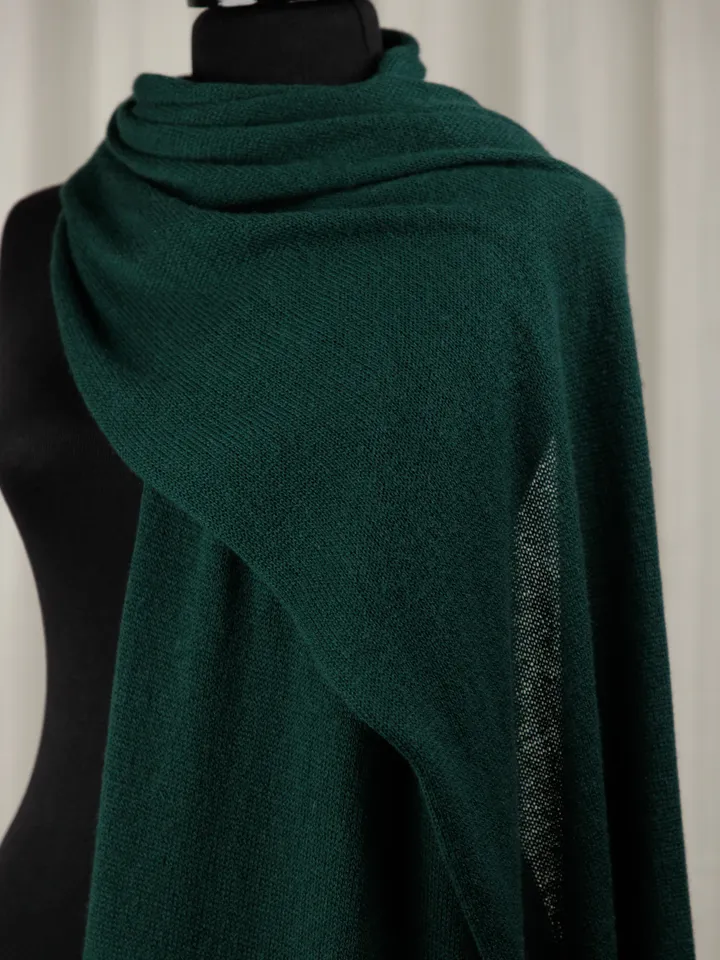 Emerald Green Cashmere Scarf Pure Luxury Cashmere Shawl Deep Green Cashmere Shawl Long Cashmere Scarf Kashmiri Shawl Ultra Fine Pashmina