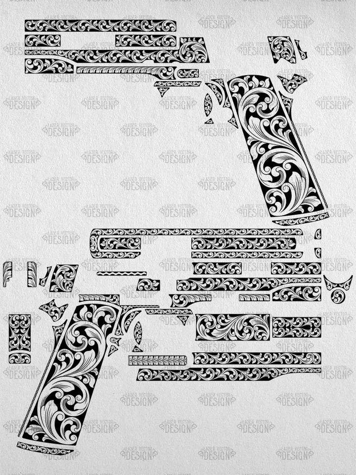 VECTOR DESIGN SIG Sauer 1911 STX FULL-SIZE Scrollwork