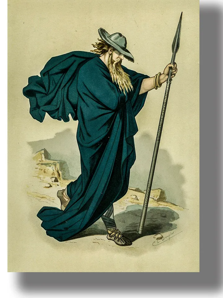 Wotan/ Odin as the wanderer.