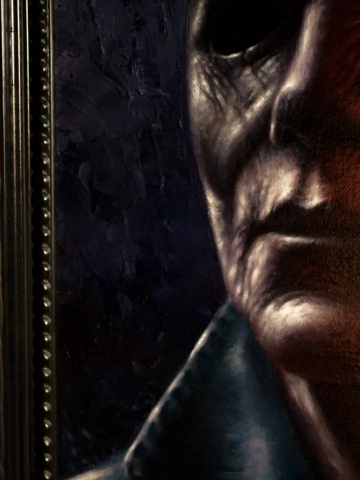 Original oil painting Michael Myers